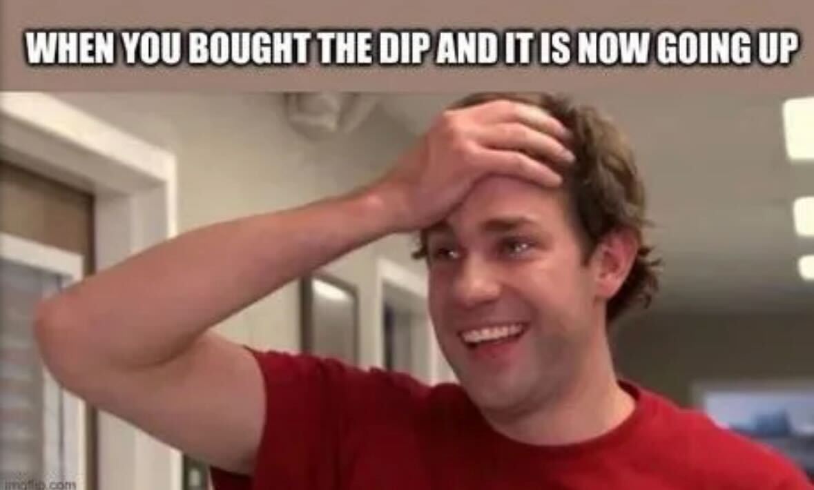 Did you buy the dip?