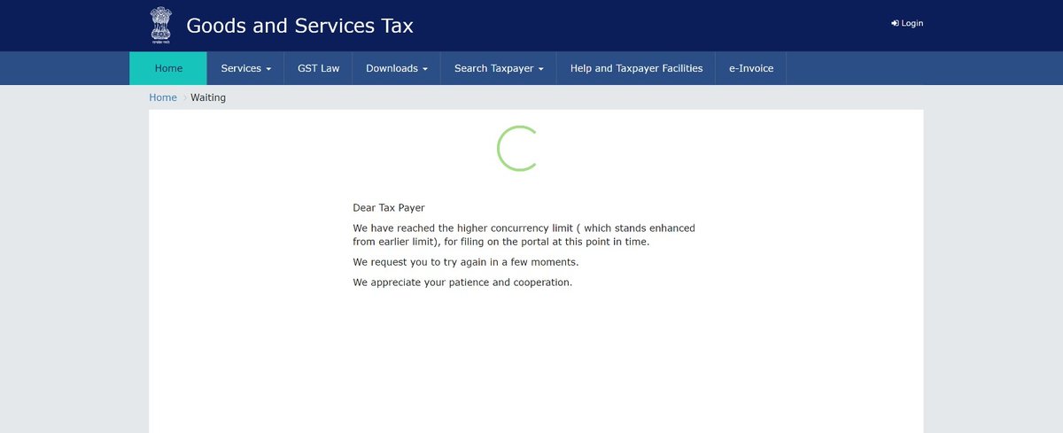 Retweet if you're facing issues with the GST portal!

@Infosys_GSTN @FinMinIndia #GST #GSTPortalProblems