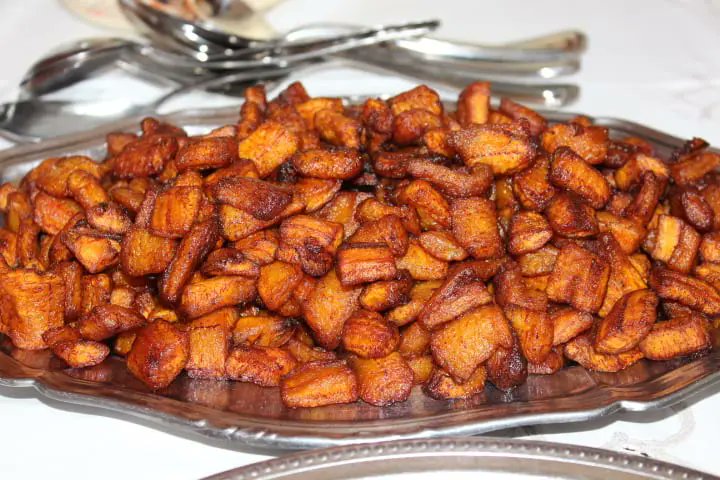 Ghanaian snack, kelewele.