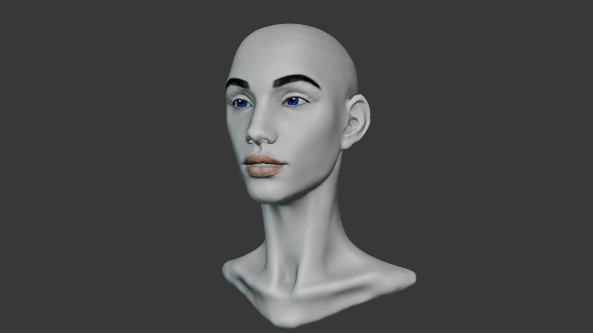 Female head sculpting in Blender
Practice head 31!
#blender #b3d #sculpting #3dmodeling