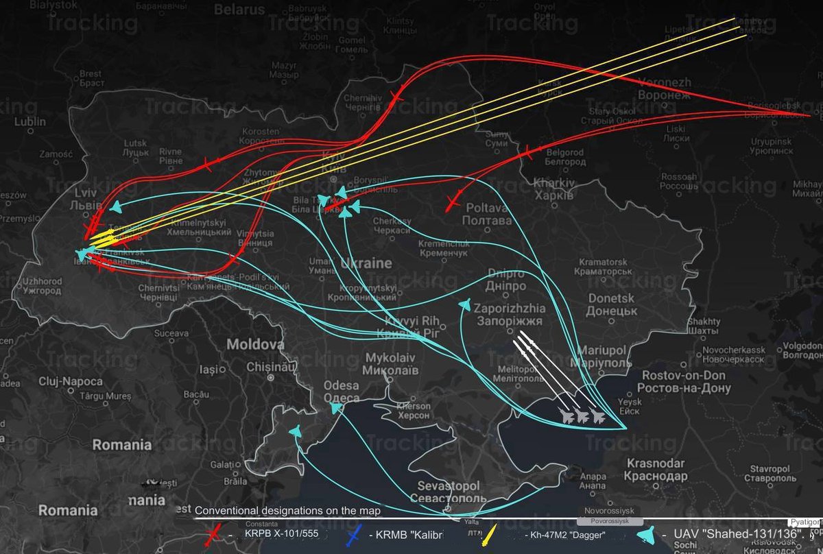 Night attack routes. Strikes in western Ukraine destroy energy ties with Europe