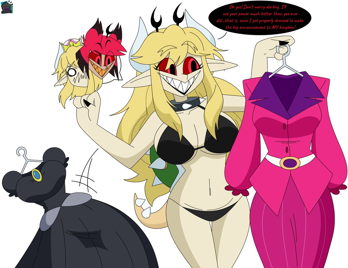 dezzy_draws's tweet photo. Comm @BowsetteRp

Making a deal with the devil to better your kingdom? Sounds like a good idea at first, that is until you realize the method to achieve said "success" leaves you a little open to being...worn out by a demon who only cares about his own quest for power~! https://t.co/No7TIvUGKe