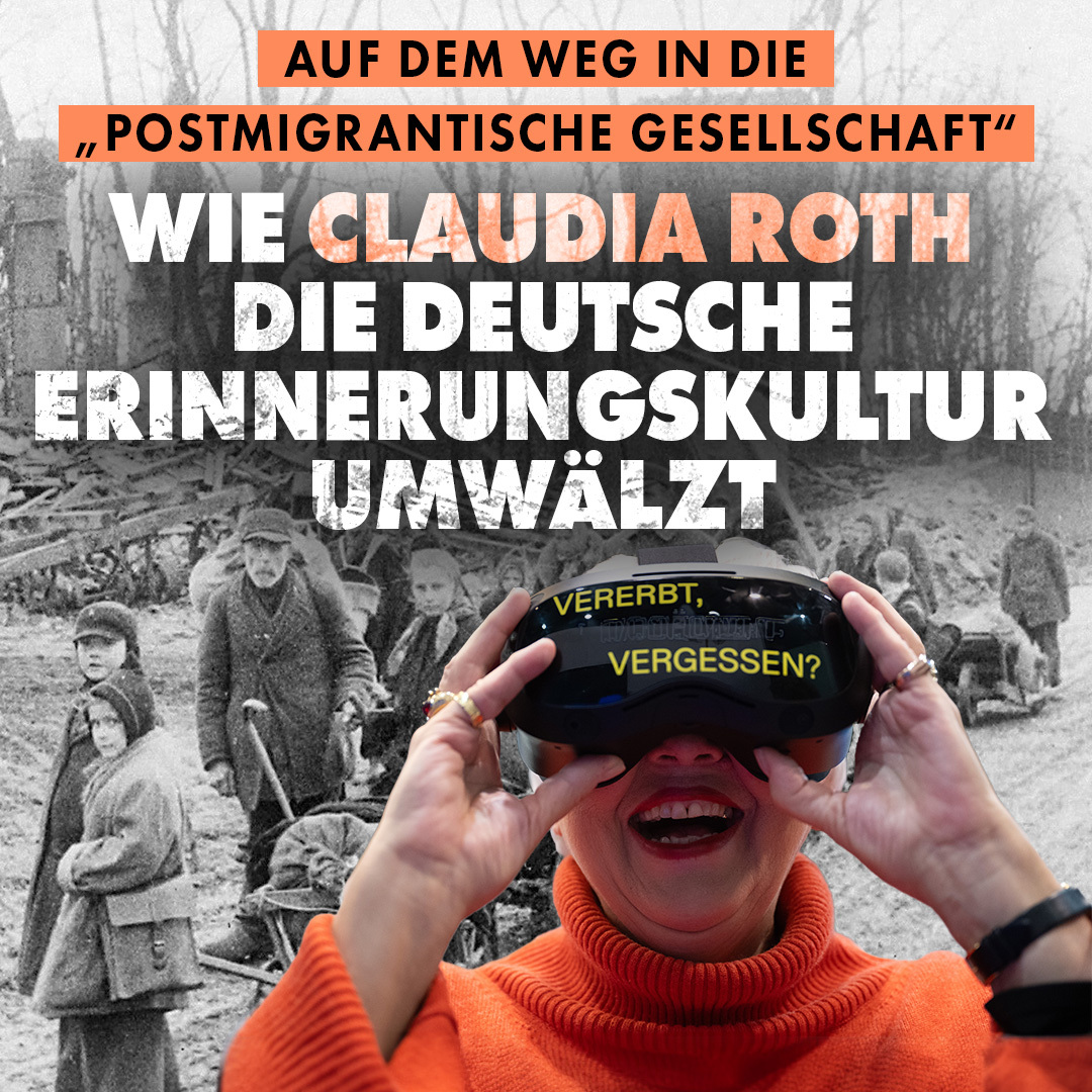 Claudia Roth arbeitet mit allen Mitteln daran, die deutsche Erinnerungskultur umzugestalten. Im Mittelpunkt sollen künftig die Belange der „Einwanderungsgesellschaft“ stehen. Ein entsprechendes „Rahmenkonzept Erinnerungskultur“ ist bereits in Planung.
nius.de/kommentar/auf-…