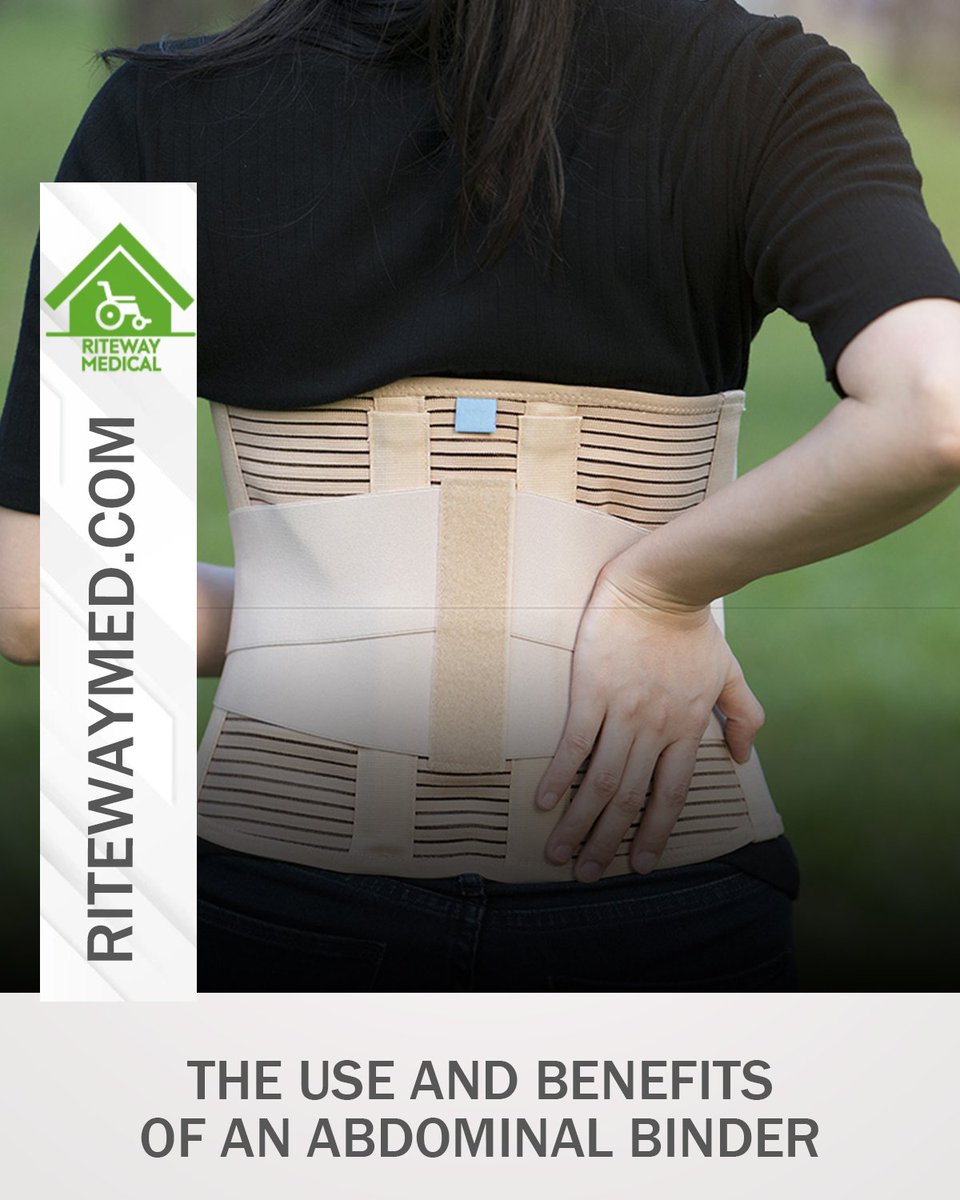 The #AbdominalBinder provides support and compression to the abdomen, helping to reduce swelling & provide comfort post-surgery or after giving birth. It promotes proper healing & posture, allowing you to move around comfortably & confidently. Shop Now: ritewaymed.com/the-use-and-be…