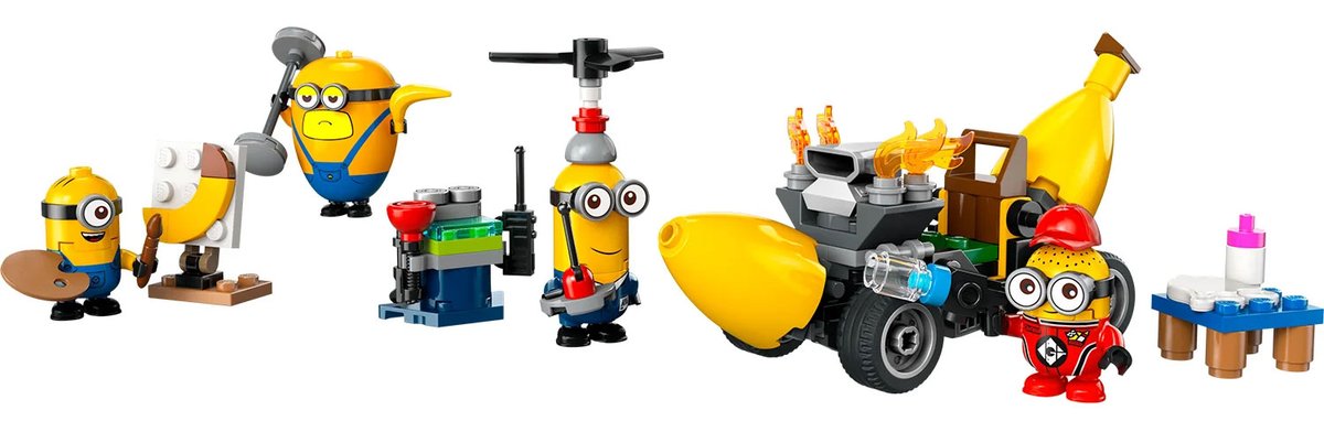 💥 Nouveau LEGO Moi, Moche et Méchant 75580 : Minions and Banana Car 🎂 6+ 🧩 136 pièces 💵 29.99€ 📅 1er Mai 2024 #LEGO #legoleaks #legonews #DespicableMe4