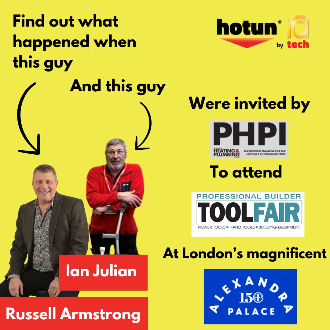 RAtechUKLtd's tweet image. Find out what happened when Russell Armstrong and Ian Julian from the RA Tech team were invited by #PHPI to attend the #ToolFair #AlexandraPalace #London.

It’s great to meet with longstanding and indeed new entrants to the #plumbing industry. We had a fantastic time.
