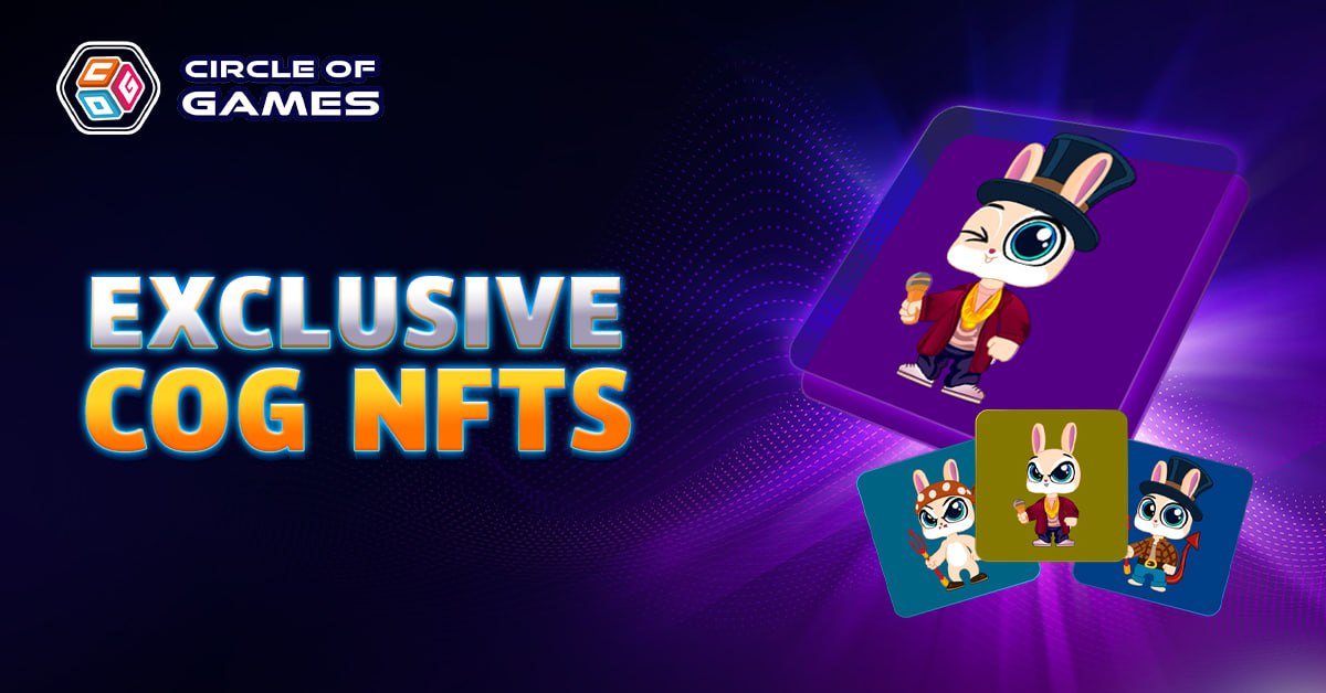 🎭 NFTs are the future of #Web3Gaming, turning virtual achievements into tangible rewards and unique assets.

🔓 Anticipate the future of gaming rewards with COG #NFTs! Earn Platform NFT just by signing up and further earn Game NFTs by engaging in gameplays🎮

#Web3 #P2EGame #NFT