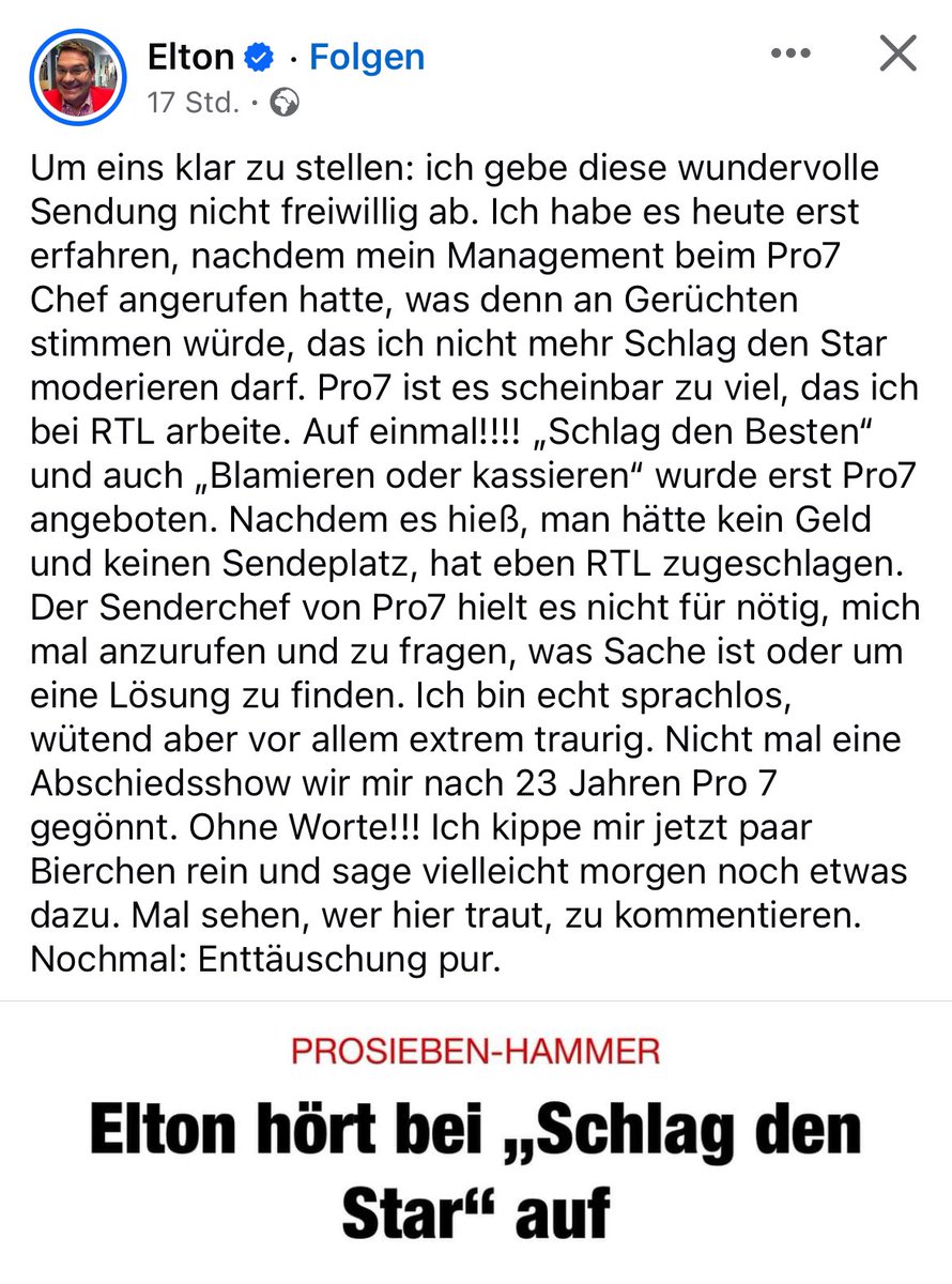 bayernrocker's tweet image. #Pro7 der FC Hollywood der deutschen TV Landschaft.