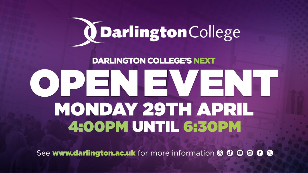 Join us for our next Open Event, on Monday 29 April 2024 – 4PM-6.30PM. Find out about our huge range of courses, top-notch facilities, and meet experienced industry-based tutors #DontJustLearnItLiveIt