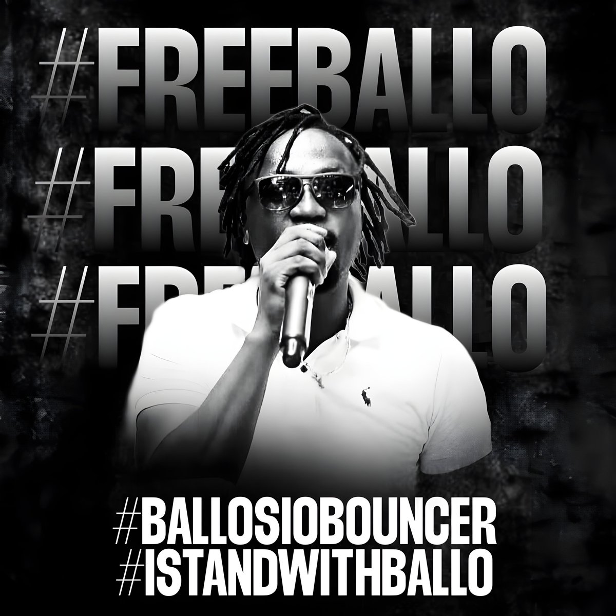 May justice be our shield and defender #BalloSioBouncer #IStandWithBallo
