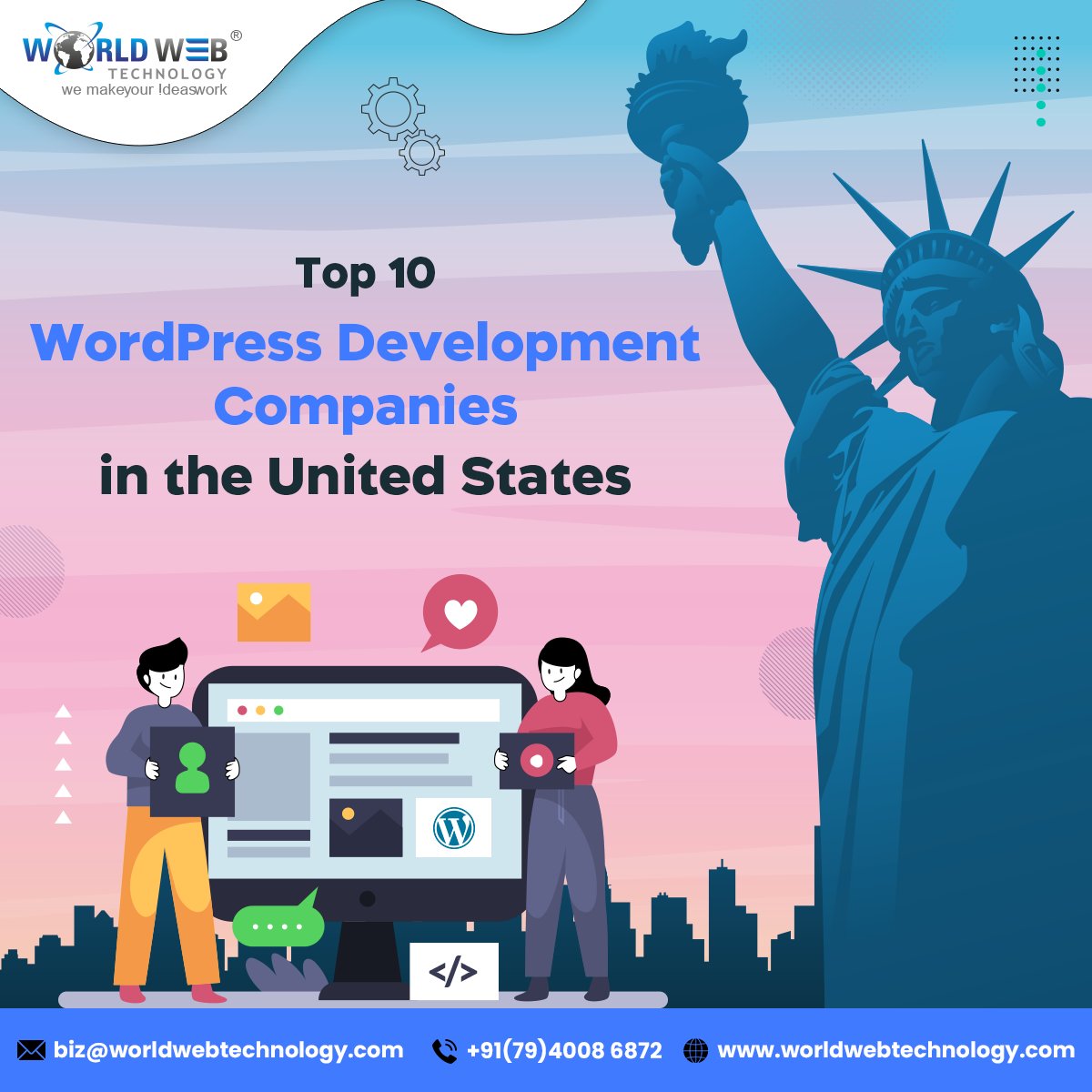 worldwebtechno's tweet image. Top 10 #WordPressDevelopment Companies in the United States

The Foremost WordPress Development Companies in the #UnitedStates: An Exceptional Companion for Your #WordPressDevelopmentServices!

Read More:- bit.ly/43WsqRg

#wordpressdevelopers #hirewordpressdevelopers