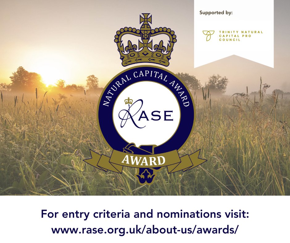 New for 2024, the RASE Natural Capital Award celebrates farmers who balance sustainable agricultural practices, ecological enhancements, and financial resilience.

Find out how to submit a nomination 👇

rase.org.uk/about-us/award…

#NaturalCapital