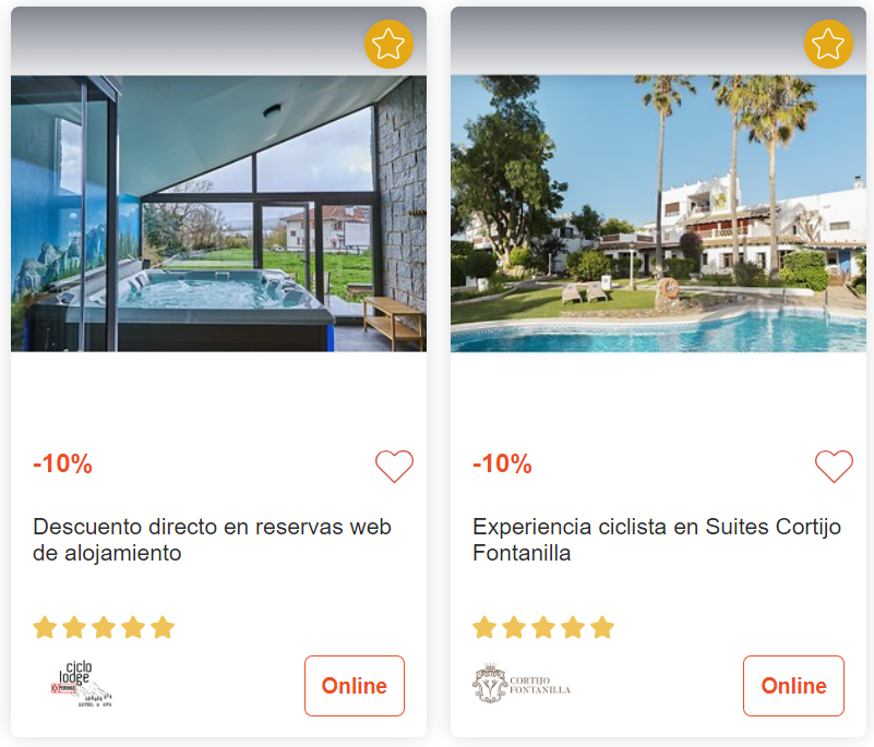 RFECiclismo's tweet photo. #ClubVIPCiclista | Únete y disfruta de descuentos exclusivos en los hoteles Bike Territory 🚴
➡️ Con tu licencia o carnet ciclista, accederás a tarifas especiales y beneficios adaptados a las necesidades de los ciclistas
Y mucho más en... 👉 https://t.co/GGXzIh6UZy https://t.co/d5MgVmmCcL