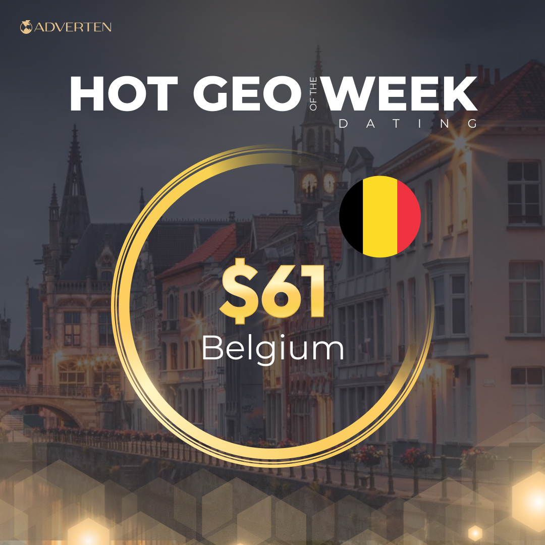 Hot Geo of the Week is Belgium $61

Push this geo to catch opportunity make more profit with Adverten smartlink

#dating #traffic #hotepm #Adverten #TopEPM #AffiliateMarketing #datingtraffic #smartlink #AffiliateSuccess