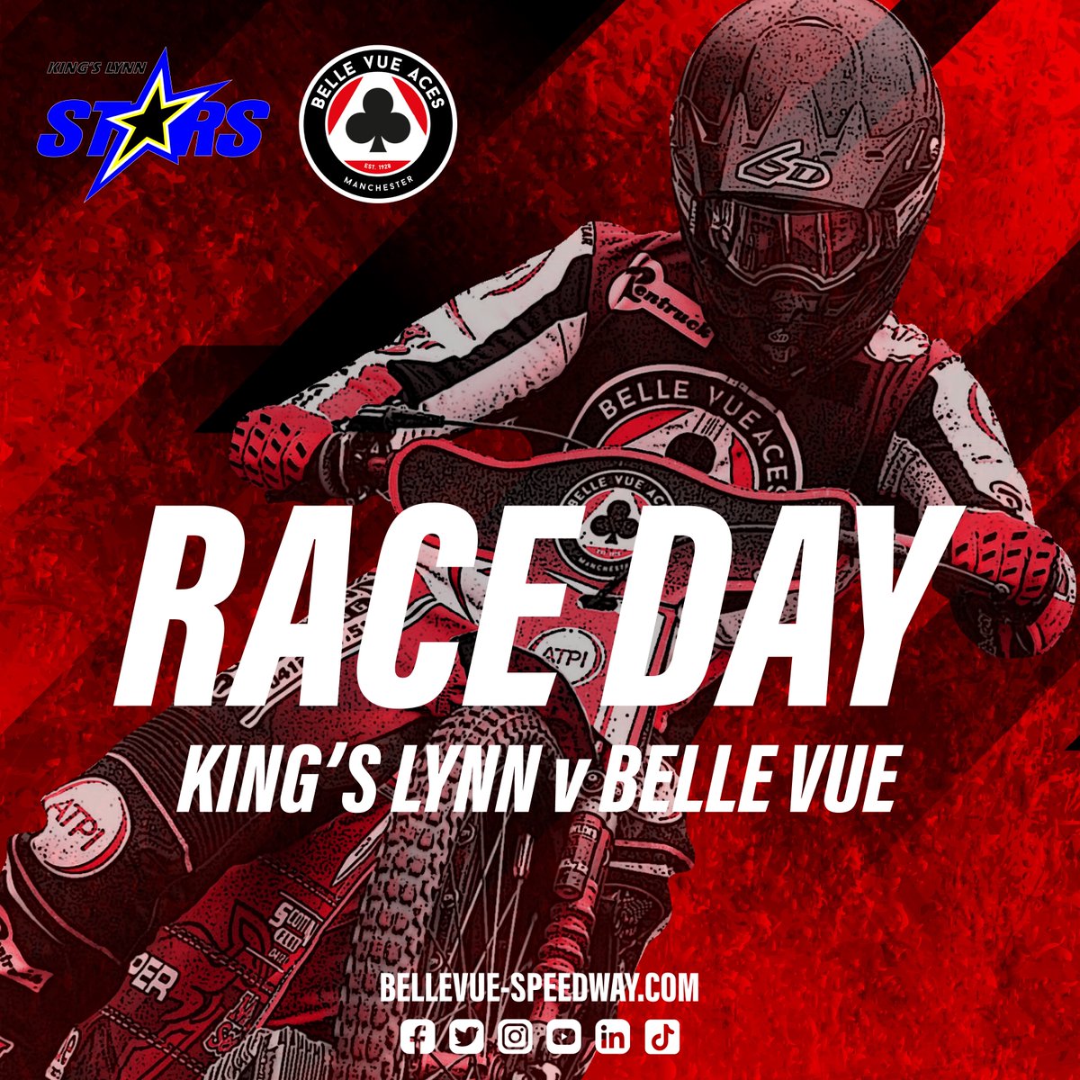 🔥 MATCH PREVIEW 🔥 💬 'We need to match them strike for strike if we want to keep things close.' 📰 t.ly/s7lIb BELLE Vue head to King’s Lynn on April 11 on a major high, where they hope to continue their strong start to the 2024 season at the Adrian Flux Arena.