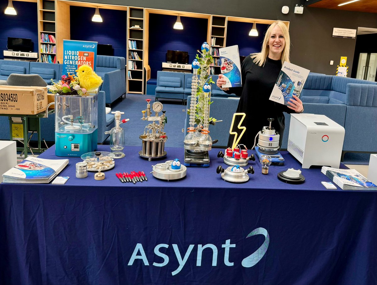 Keep your eyes Keeled! 👀 

@Asynt are exhibiting at the @RoySocChem’s Organic Chemistry Community Midlands Meeting today (Thursday 11th April 2024) at @KeeleUniversity

Showcasing “The Loop” from Lauda.

Thanks so much to @scosgrove123 

#RSCMidlands #RealTimeChem