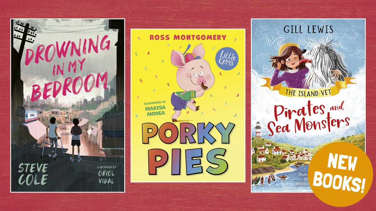 Happy publication day to three fantastic new books from @gill__lewis, #IrinaAvgostinivich, @SteveColeBooks, @Oriol__Vidal, @mossmontmomery and @marisa_morea! Read more about them all below 👇