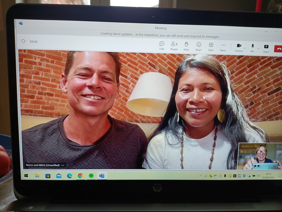 A privilege to speak to activist Nemonte Nenquimo of the Waorani people of the Amazon & her partner & co-writer @MitchNAnderso about her magnificent memoir, 'We Will Not Be Saved' from @Wildfirebks in July. Interview next week @thebookseller