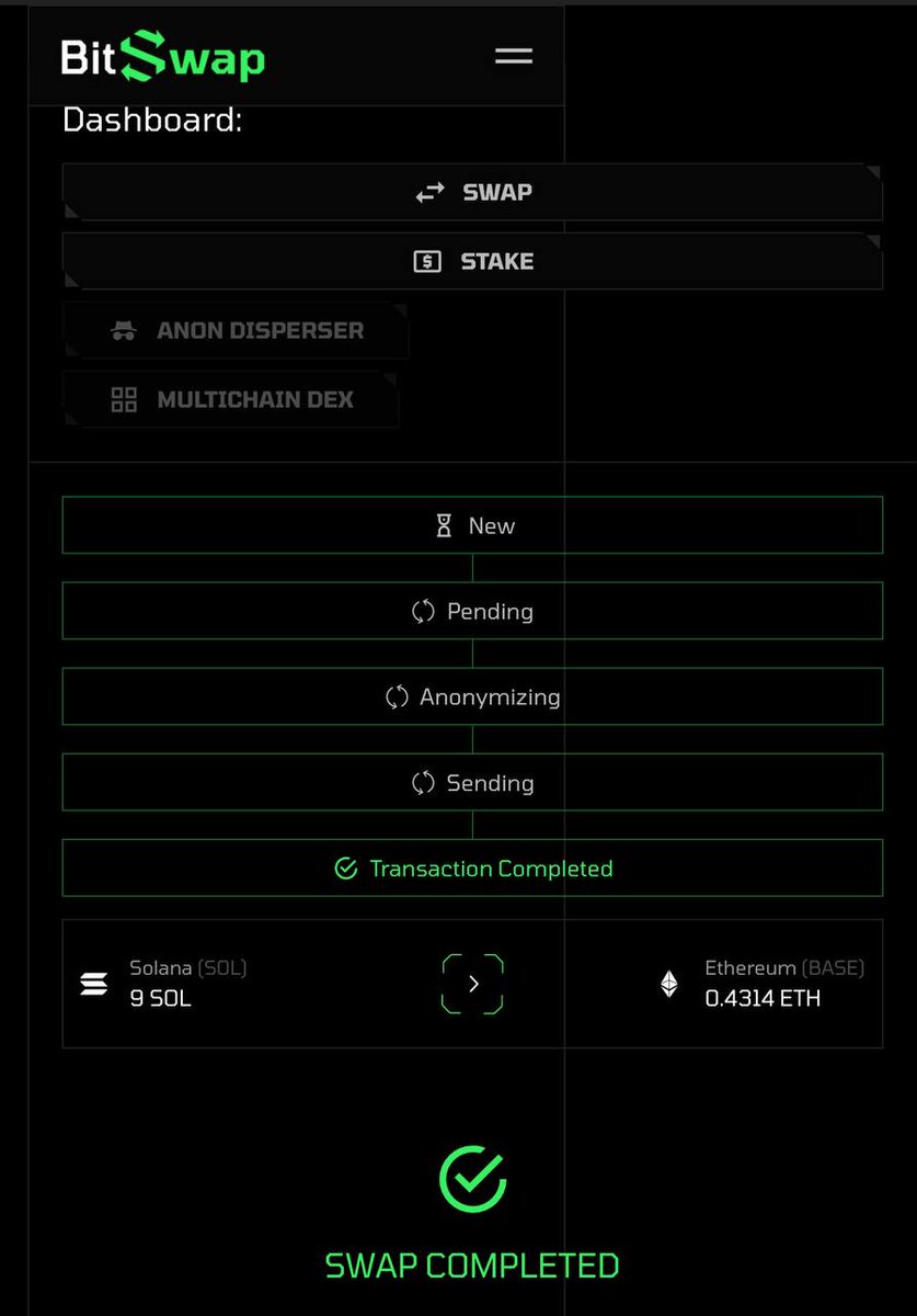 $BITS Working as it should. 
Privacy SwapS will be the next meta.
AMA today with <a href="/Caesars_Calls/">CaesarsCalls</a>
Listen in and ask questions.
Team are delivering here. Advise not to fade this one.