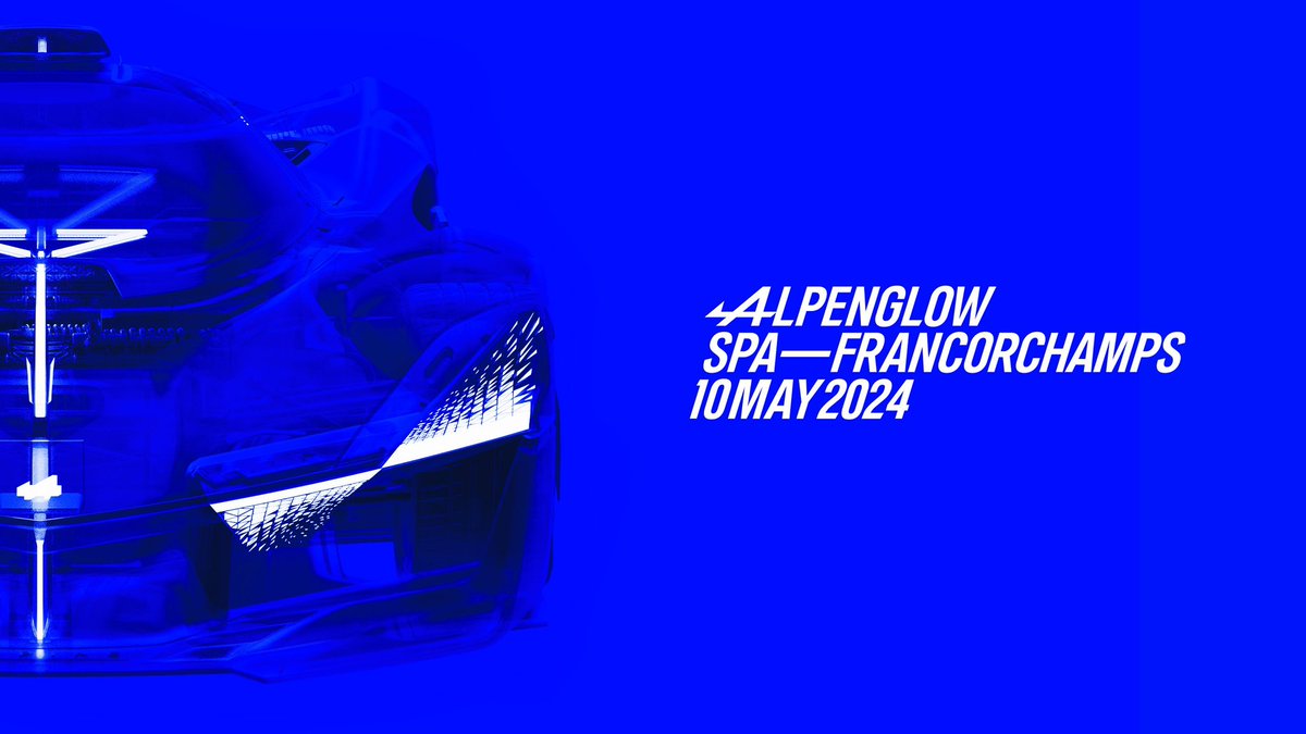 🚨 Alpine révèlera la toute première version roulante de l’Alpenglow en amont de la course d’endurance des 6 Heures de Spa-Francorchamps.

🏁 3 tours de piste seront réalisés afin de mettre en avant la technologie de moteur à combustion interne à hydrogène.

#AlpineAlpenglow