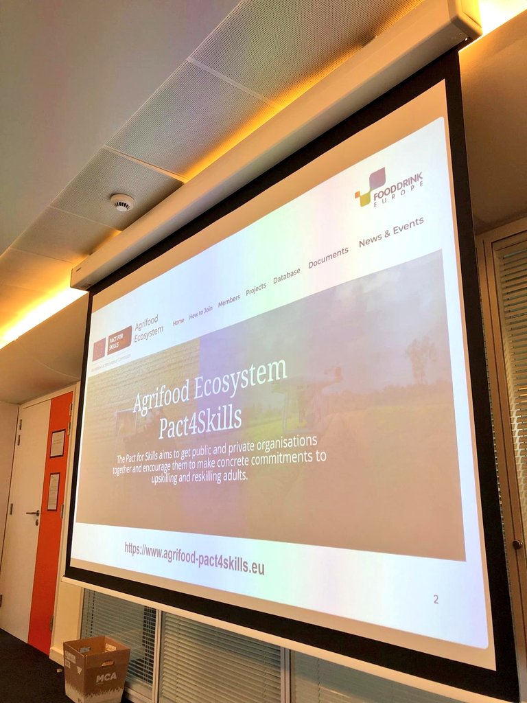 SprojectField's tweet photo. Exited to present #PactforSkills website thank you to @FoodDrinkEU @DISAFA_INT  #FIELDSproject partners #skills #training #agrifood
Visit it here https://t.co/dVSKooQfP3 https://t.co/rEElGrQo7Z