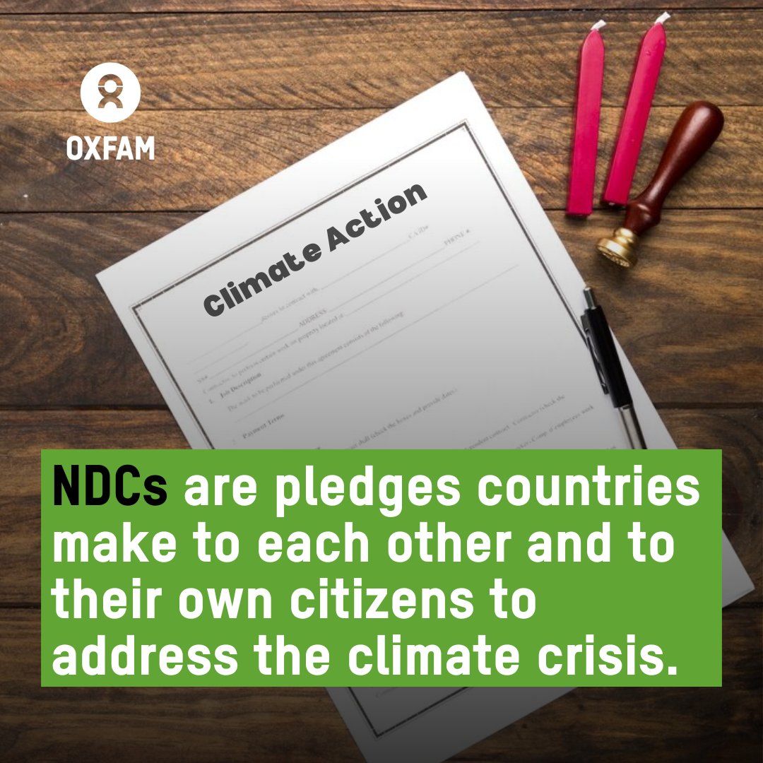 Did you know that over 190 countries are mandated by the Paris Climate Agreement, to share their updated NDCs by 2025? We all should be involved in this important #PeoplesClimateAction that is shaping our future! Read Oxfam’s latest NDCs study oxf.am/NDCs.