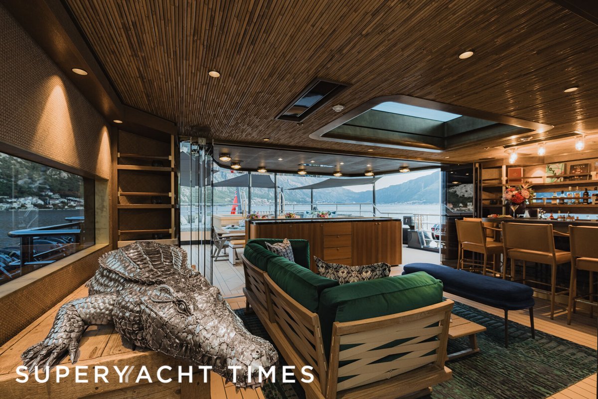 sytreports's tweet photo. 🐊 Seeking to defy conventions with her design, SYT takes a look onboard the 58m @damen superyacht Pink Shadow, to explore her playful interiors by #DesignUnlimited.
👀 Explore more here:
https://t.co/AZSsbbo9N5