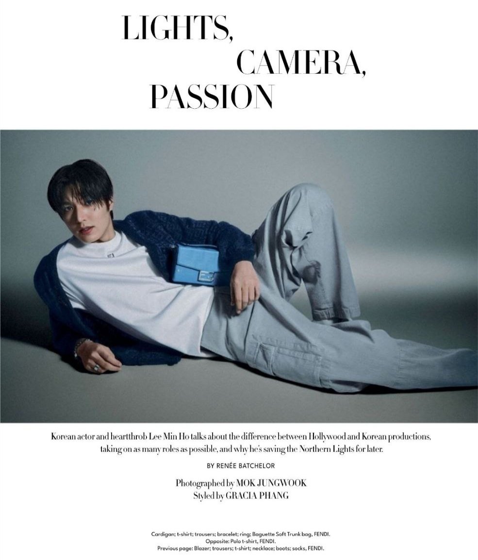 AashiZin's tweet image. This poster says it all ❤️ 

#LeeMinHo
#harperbazaar