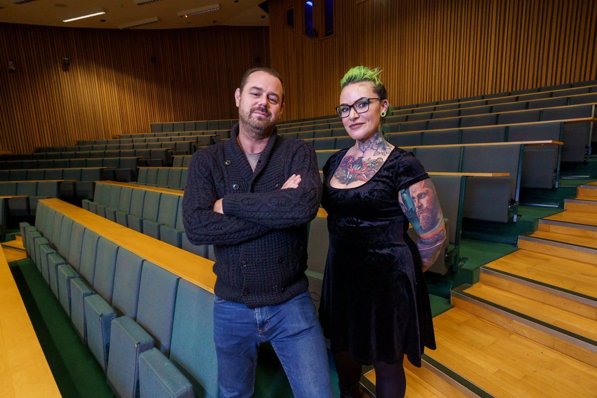 Actor Danny Dyer speaks to @sunderlanduni psychology expert @DrBecciOwens as part of his new two-part @Channel4 documentary series exploring modern British masculinity sunderland.ac.uk/more/news/stor… @JamieRouth #DDHowToBeAMan
