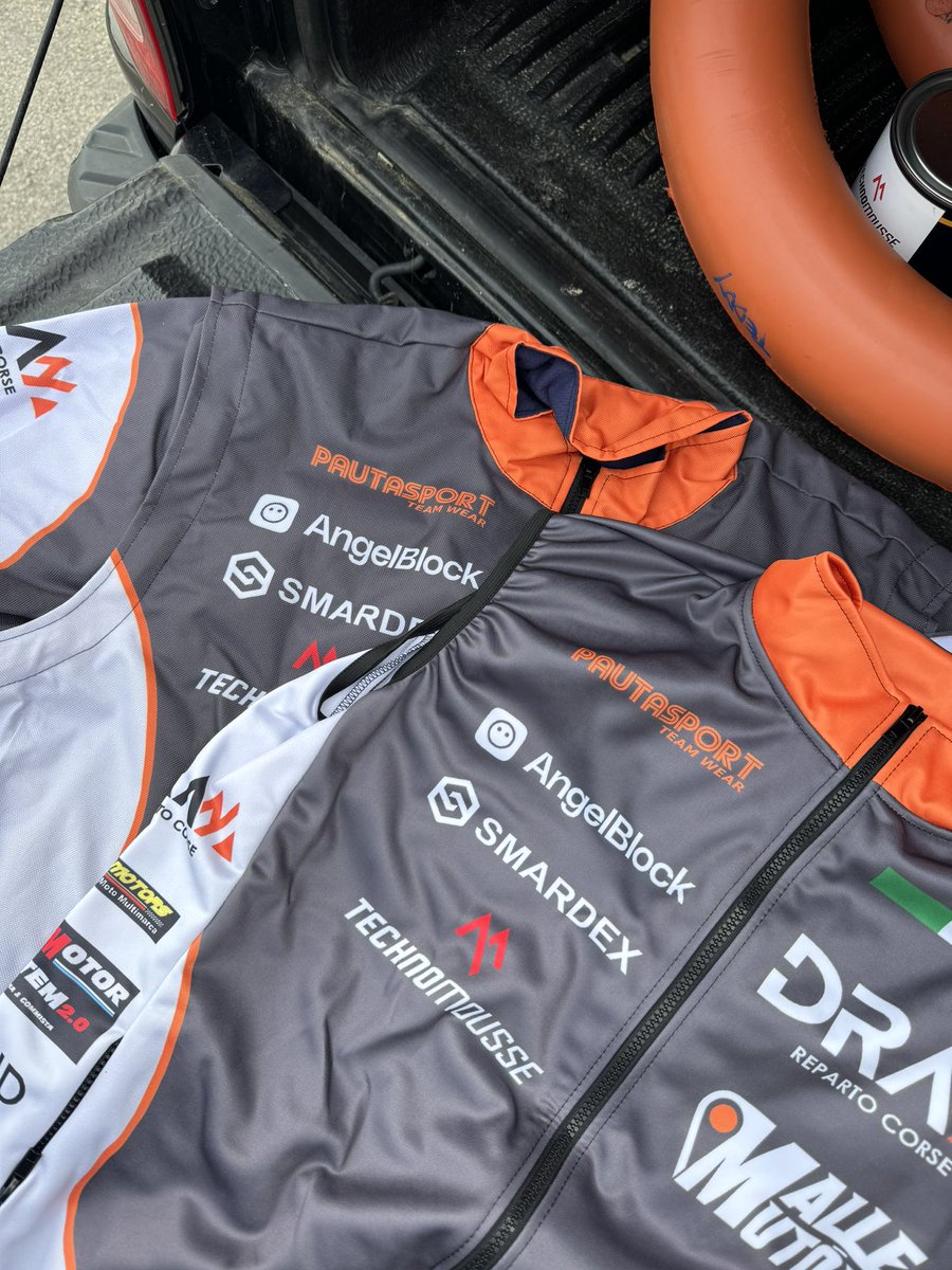 I’ve joined the Italian championship for motorally in 2024 and our uniforms just arrived Massive shoutout to @SmarDex and @AngelBlock_io for supporting my team and I in this journey You guys are the best ❤️👑