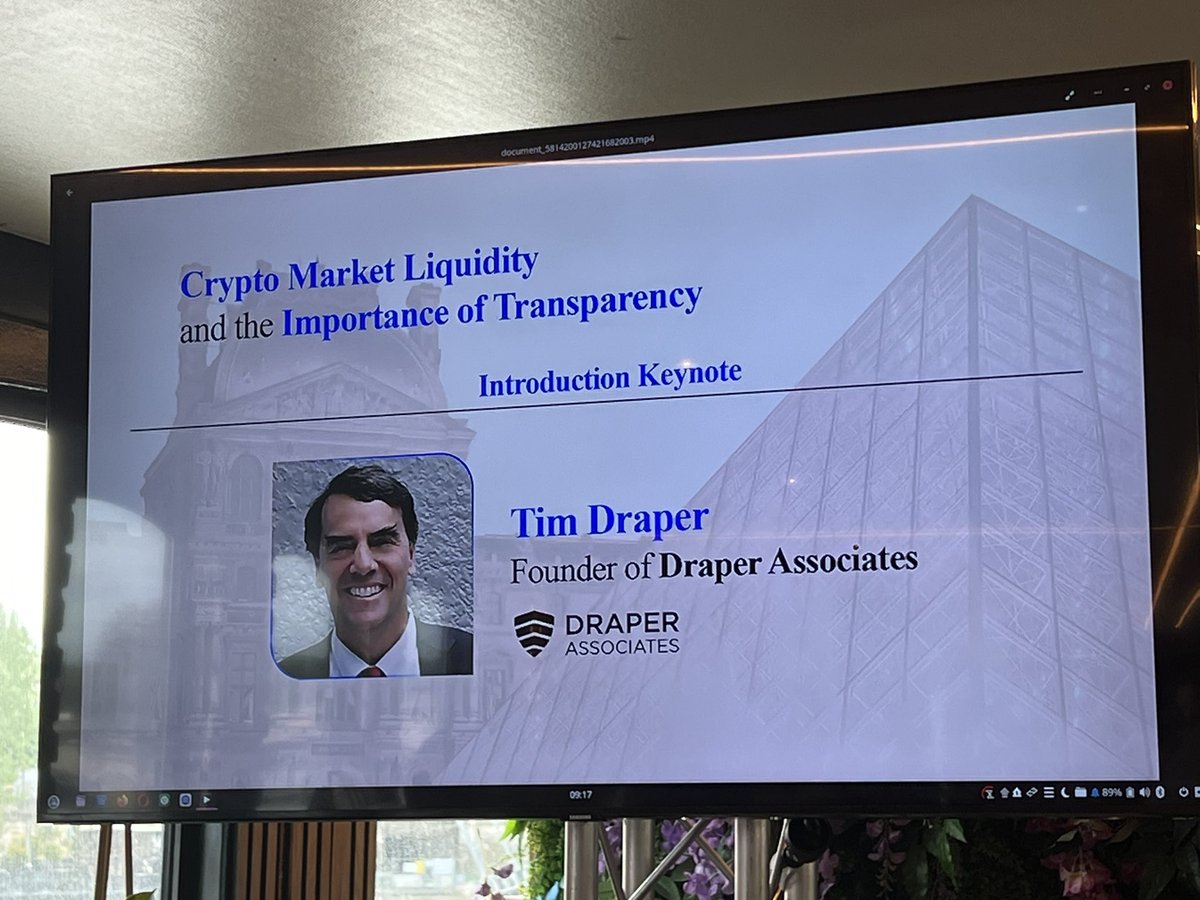 Paris Blockchain Week…

I had the opportunity to talk to Tim Draper. And he said an interesting thing: I don't sell bitcoin, at most I can invest it somewhere... It's always worth talking to interesting people. Thanks Tim.

#kangaexchange #inspirationalQuotes #bitcoin