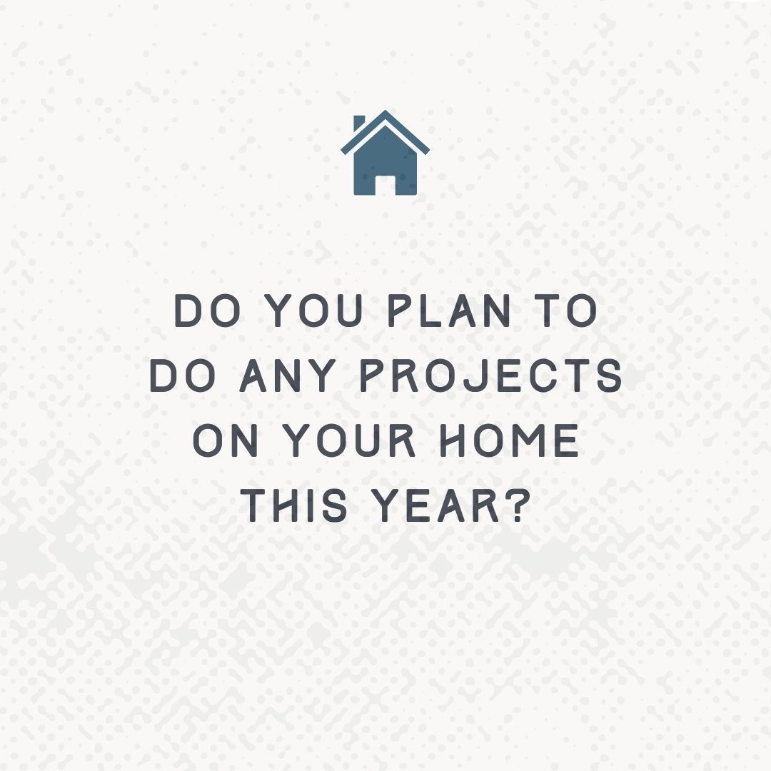 Do you plan to do any projects on your home this year?

Share your answer in the comments.

#homeproject #homeimprovementplan