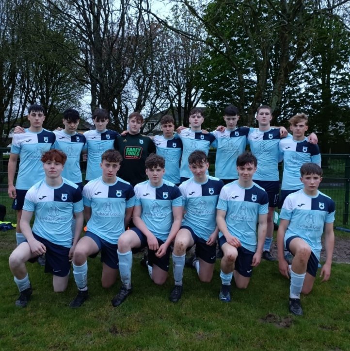 The Avondale United Under 16s who lost out 3-1 in a tight encounter to a good @leesideafc side in @corksl Premier Division in Beaumont Park on Wednesday night.. The Dale scorer Shane O'Shaughnessy on his return from injury ⚽👏.