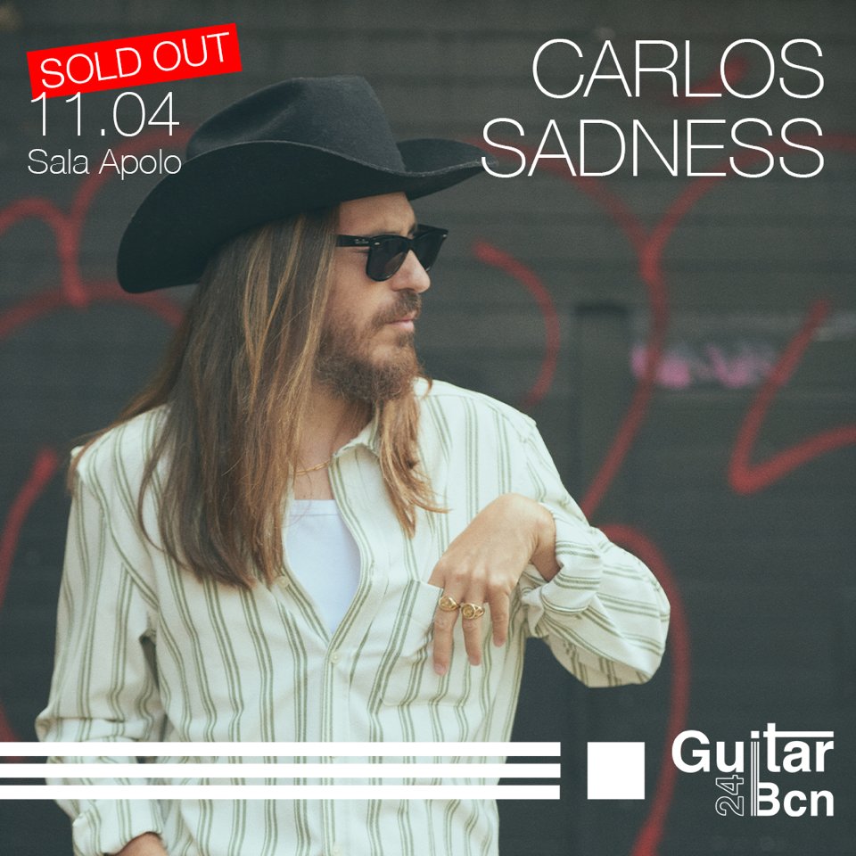 Última hora: Carlos Sadness agota sus entradas para el concierto de esta noche ✨ Nos vemos hoy en la Sala Apolo 😊