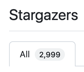 1 stargazer more and @testcontainers for #golang will reach 3000 ⭐️⭐️ Thanks to this big big community! 🙇 Who wants to mark the one hitting the 3k milestone?