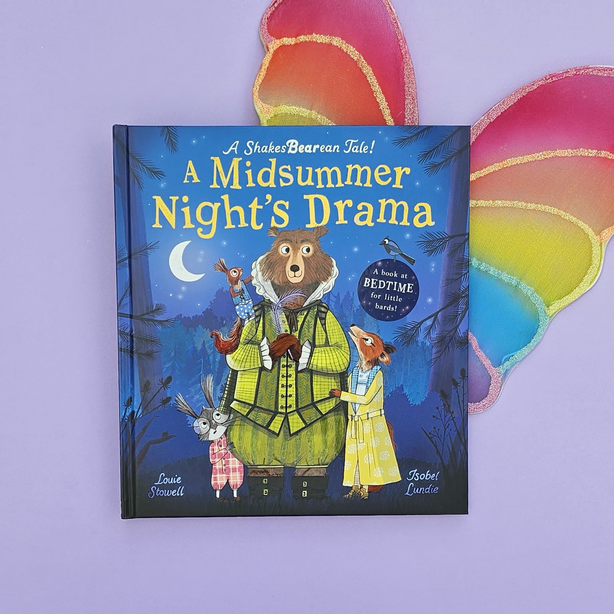 Bill the Bear and his friends are putting on a play at the Glade Theatre! But after all the excitement, how will Bill ever manage to fall asleep? A bedtime book for little bards! A Midsummer Night's Drama is out now! 🎭