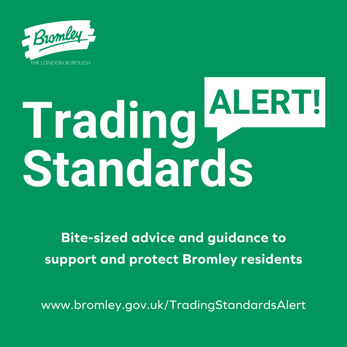 Trading Standards alert: claims management companies. Residents considering making a claim are being advised not to use unauthorised firms, but to either use an authorised claims management company or make a claim independently. bromley.gov.uk/news/article/6…