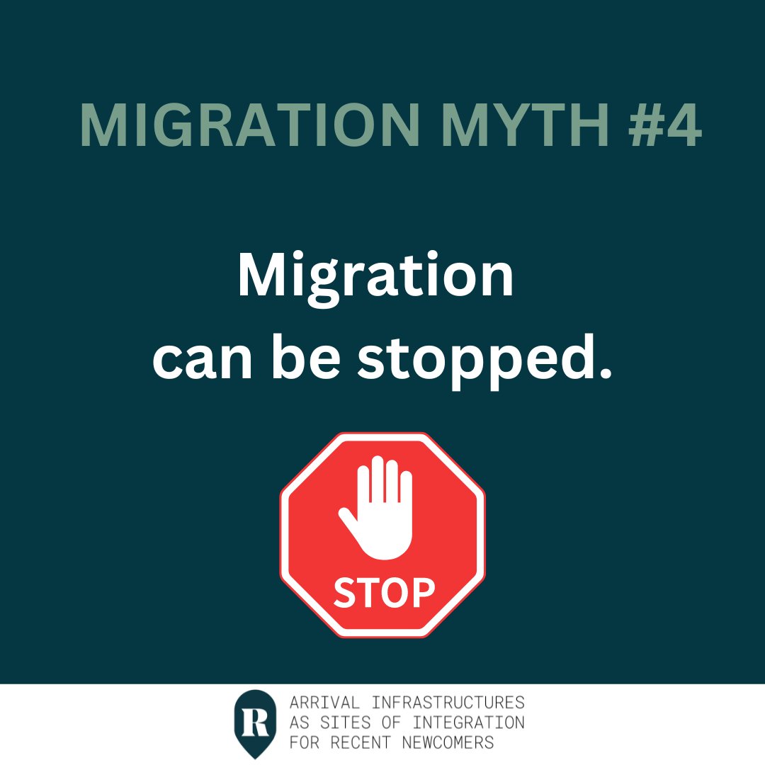 ReROOT_Project's tweet photo. The #migrationmyth: MIGRATION CAN BE STOPPED is deeply embedded in the #MigrationPact the EP passed yesterday. Feels like a good time to share how we bust this myth + more in @Sampol_magazine. It's time to shift from crisis mode to a sustainable approach. https://t.co/3vi4EZk3pa https://t.co/hVN9lSha4q