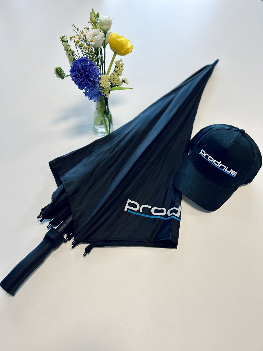 Coming soon…..Prodrive merchandise. We hope you will like our classic navy cap and large umbrella. Perfect for all your motorsport events. #Prodrive #Prodrive40 #PerformanceUnlimited