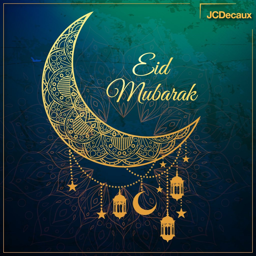 Eid Mubarak! 
Let the spirit of togetherness and joy illuminate your life and fill it with countless blessings. From all of us at JCDecaux Advertising, warmest wishes for a wonderful celebration! 🌙

#EidAlFitr #JCDecauxFamily