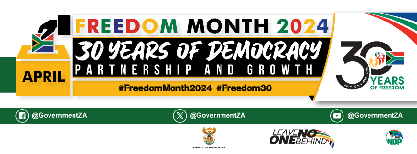 As a nation, we are stronger together and have more in common than that which divides us. Each citizen has a responsibility to take charge and play an active role in building the South Africa we want #FreedomMonth #Freedom30 #30YearsOfFreedom