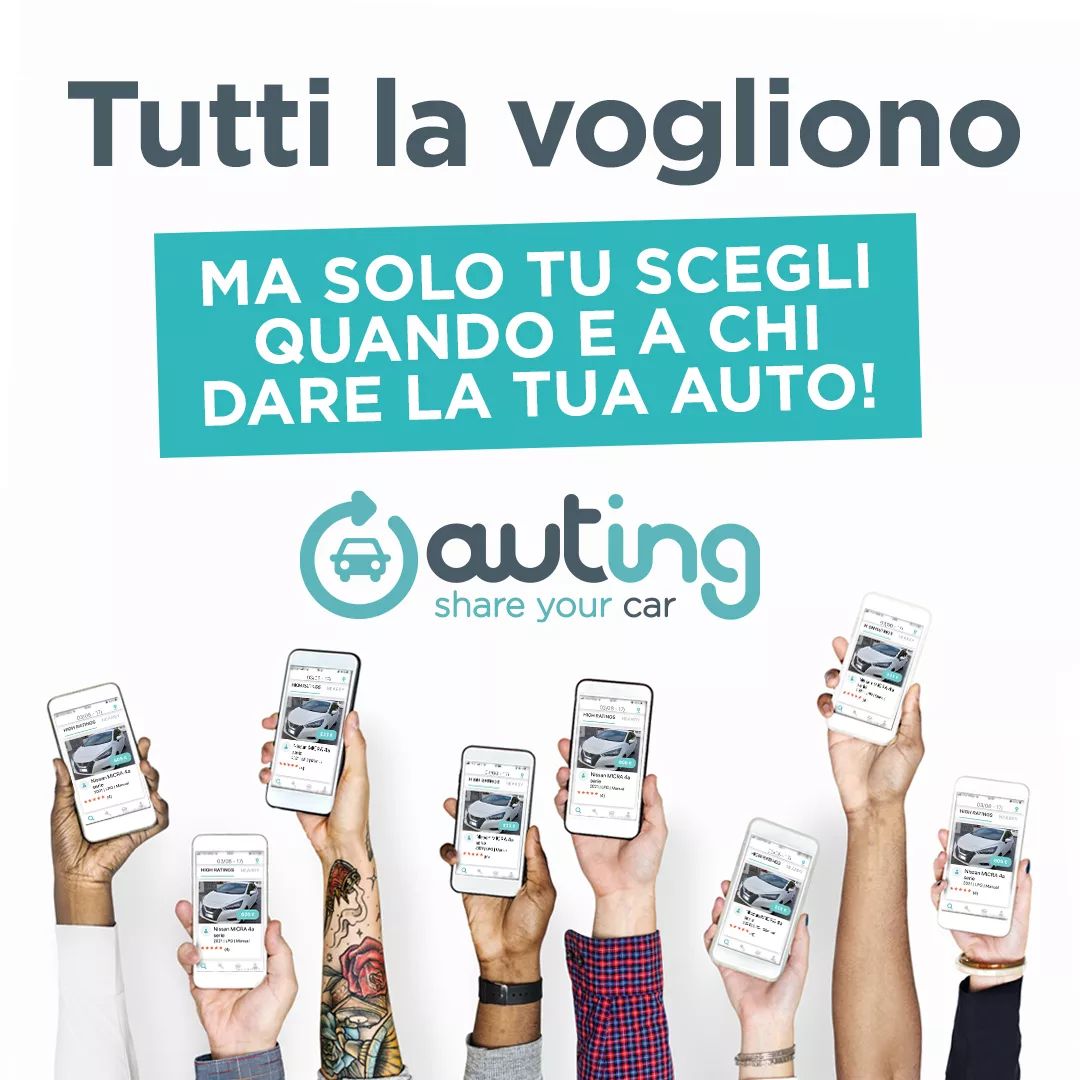 Approfitta di questo periodo di grande richiesta per condividere la tua auto con i turisti in viaggio in Italia.
Fissa un prezzo, sblocca le date in cui sai che non la userai, e preparati a scegliere tra le tante richieste.

auting.it