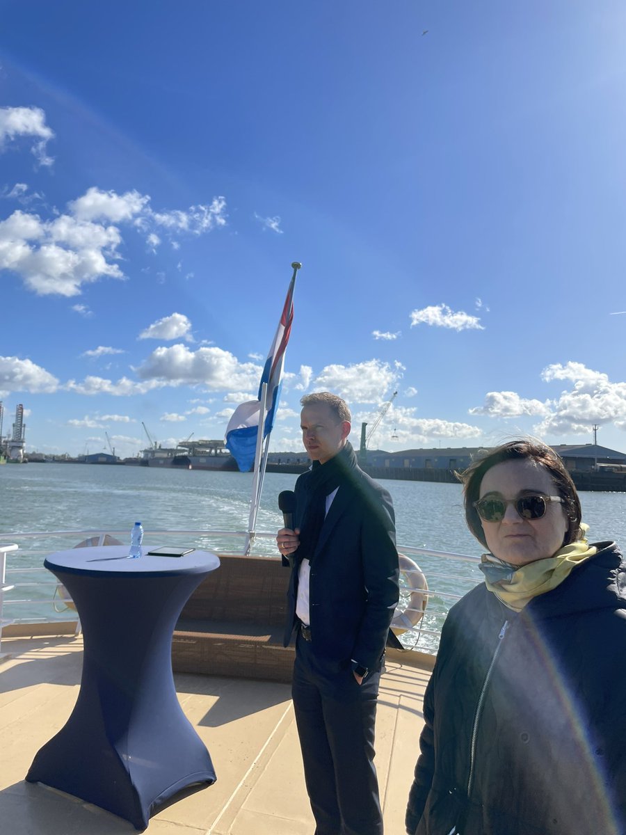 The 🇪🇺 Ambassadors visited @northseaport in #Vlissingen yesterday, nicely organised by @BEinNL. Thanks you! Interesting to learn more not least about the green corridor cooperation with @PortGot in 🇸🇪