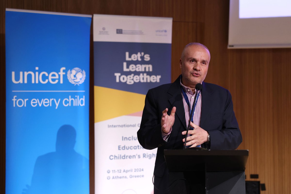 UNICEF_Greece's tweet image. Ηonoured by the impactful #IEC2024 welcome remarks by @MinEduGR @ZettaMakri, @migrationgovgr @voultepsiSofia, @EUHomeAffairs Monika Ekstrom &amp;amp; @IEPedugr VP, Konstantinos Lolitsas. Your presence sets the stage for an inspiring event! #LetsLearnTogether