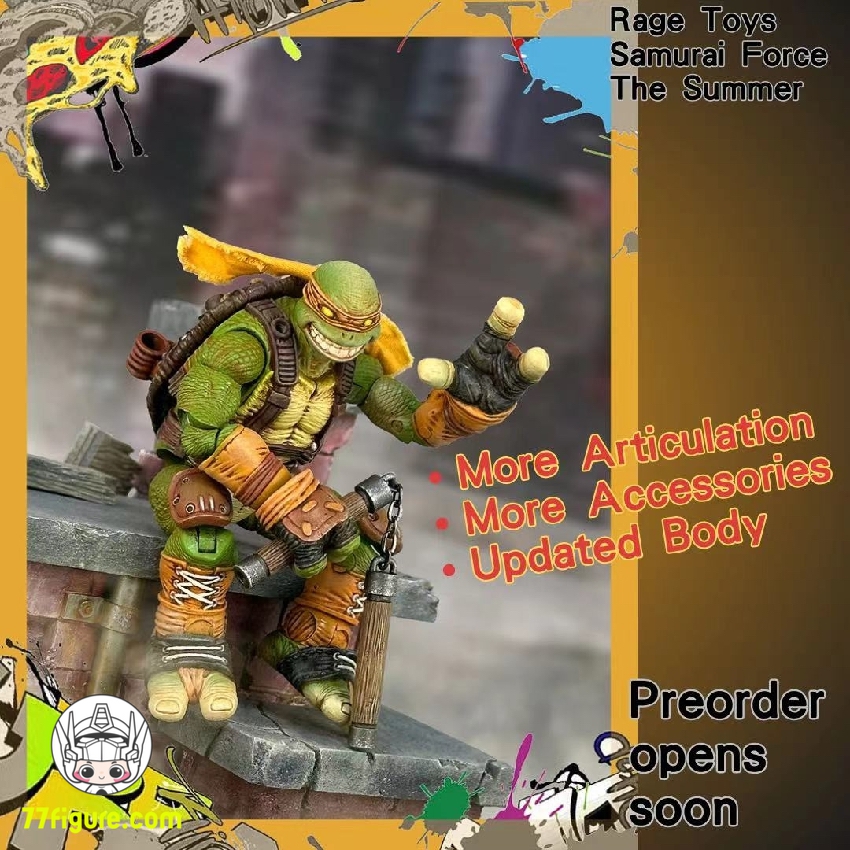 先行販売] Fury Toys 1/12 『サムライタートルズ』サマー セット