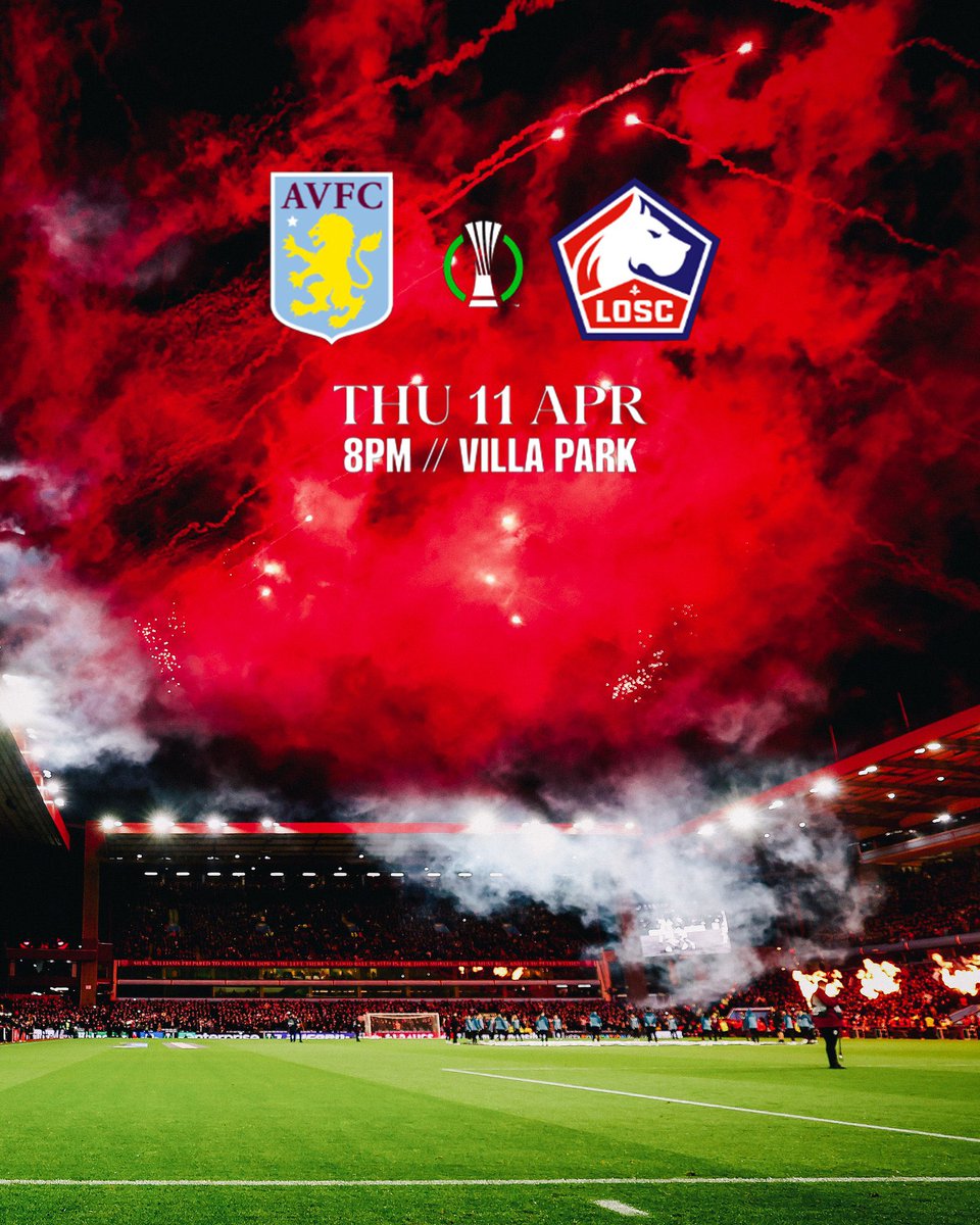 MASSIVE European night for #AstonVilla tonight, hopefully Villa Park is roaring, me and my newborn will be cheering on from home! A chance to kill the tie and put one foot in the Semi’s with a big result today! 🦁

#AVFC #UTV #UECL #AVLLIL