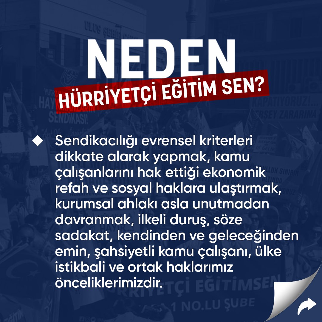 #BirdeğerdeSenKat #HürriyetçiEğitimSen