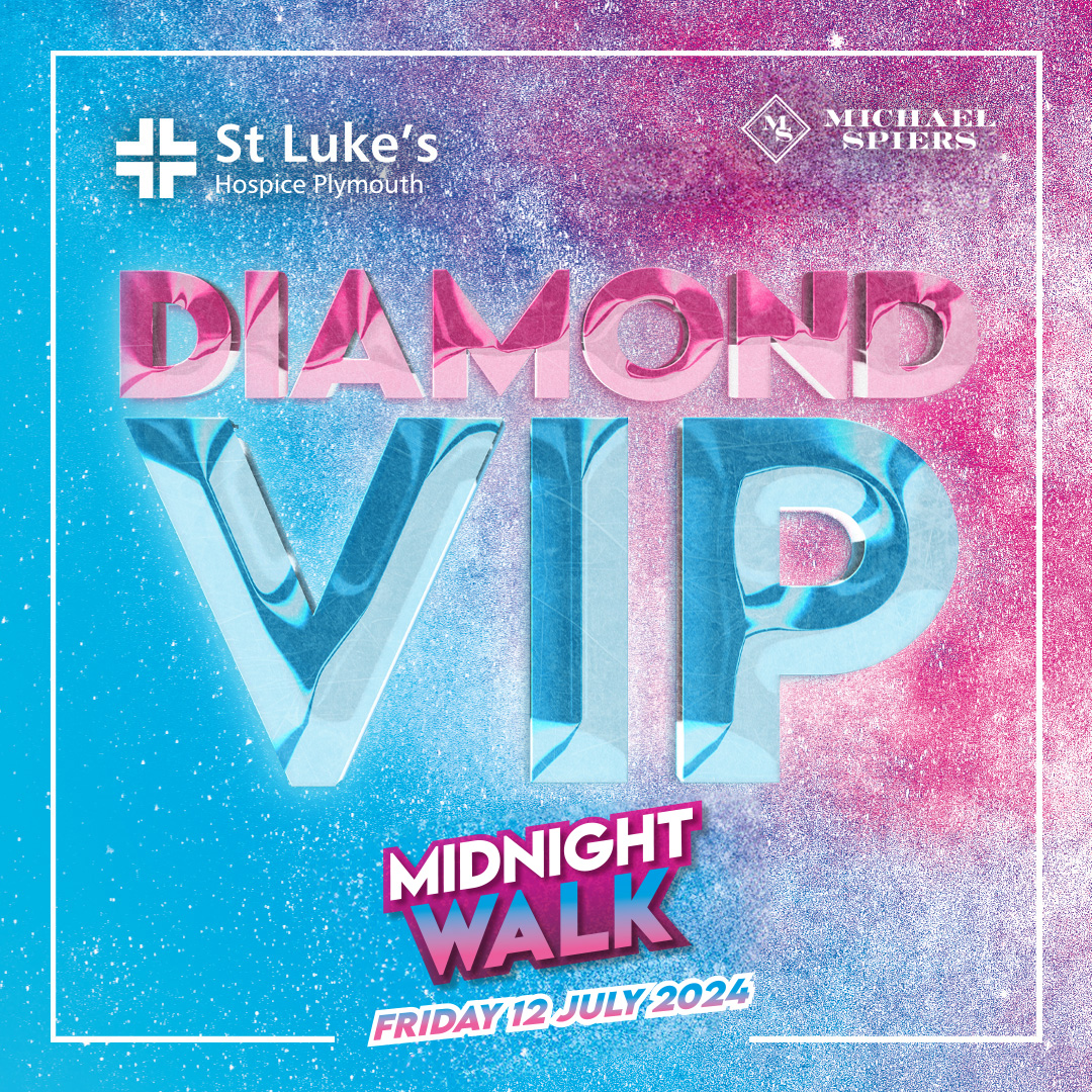 Want to make your night extra sparkly? In connection with our sponsor @MichaelSpiers we have 100 ‘Diamond VIP' tickets at our Midnight Walk on Friday 12 July. Sign up now and get ready to sparkle the night away for our compassionate care bit.ly/2I5WiUa