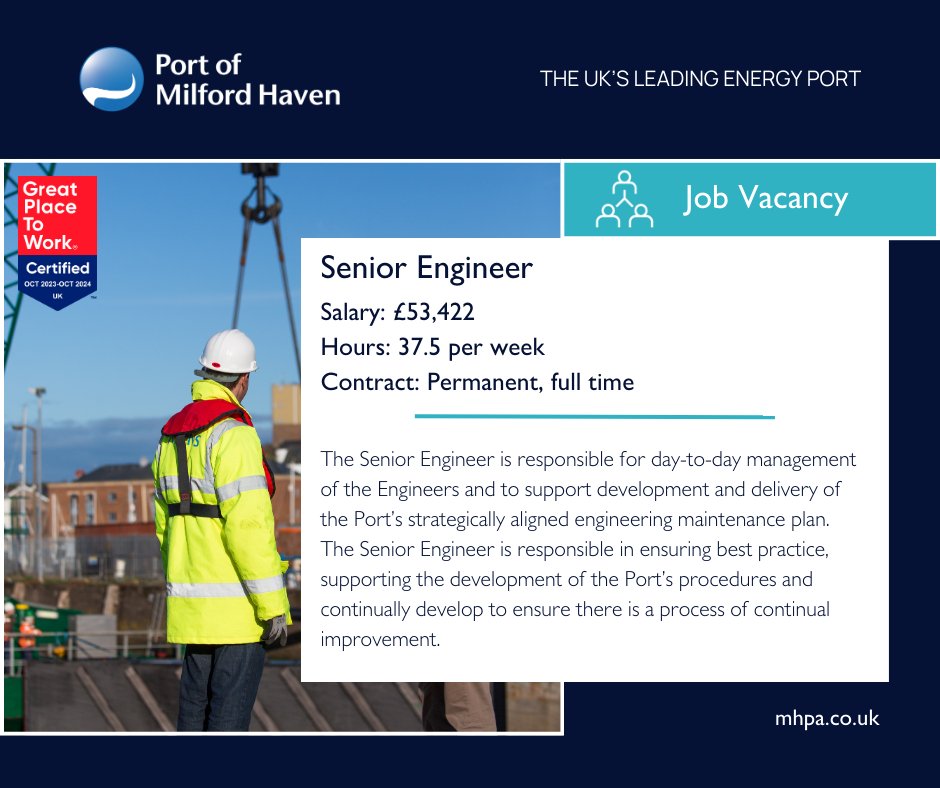 Job vacancy: Senior Engineer For more details and to apply please visit: tinyurl.com/mr374sup Closing date: 17/04/2024