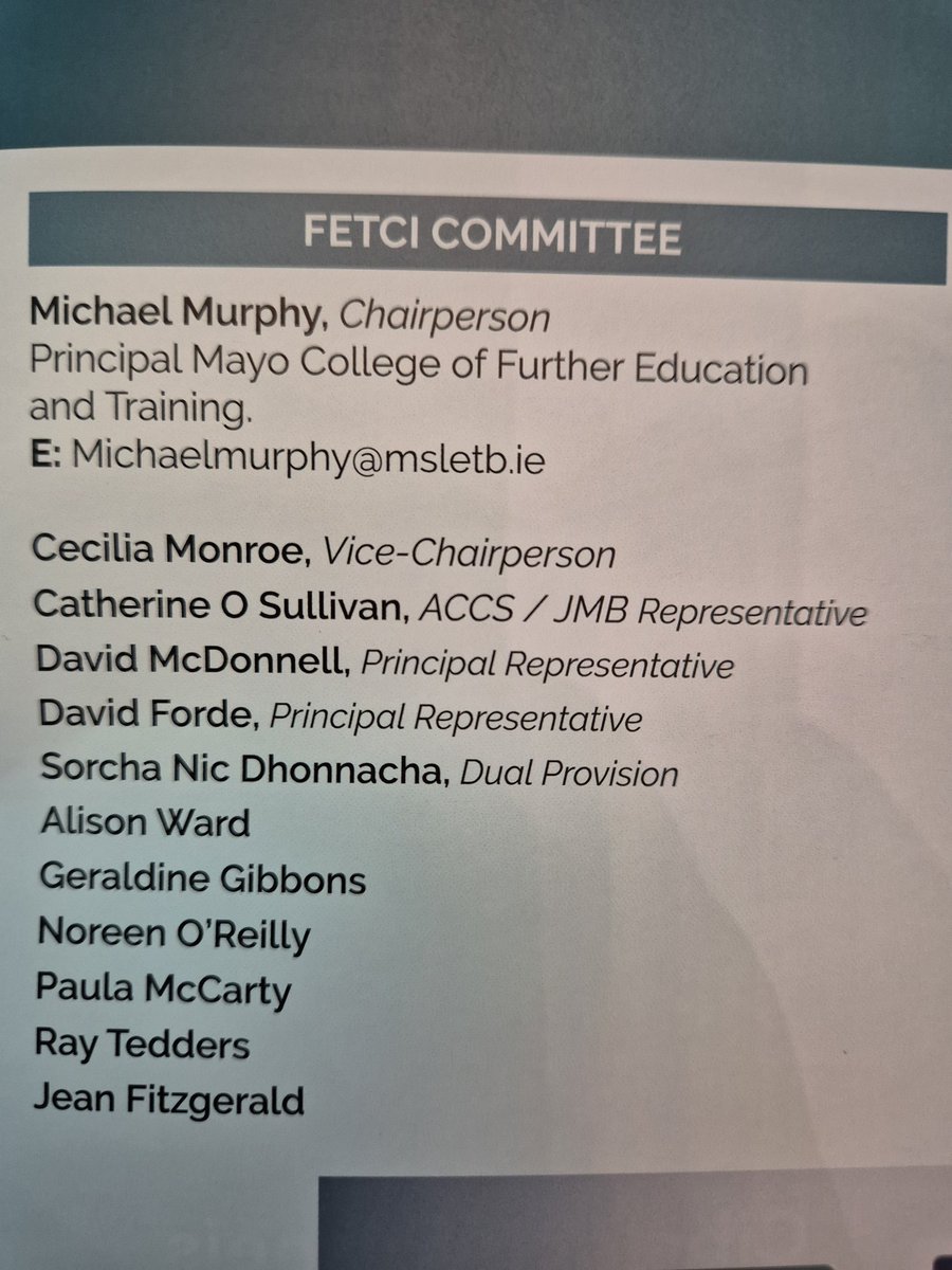 Day 2 of the @FETColleges_IE @NAPD_IE Conference -Transversal Skills, pictured here is our FETCI Committee, massive thanks for their hard and persevering work in promoting FET across the country!! @SOLASFET @DeptofFHed @podonovan